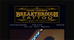 Desktop Screenshot of breakthroughtattoo.com